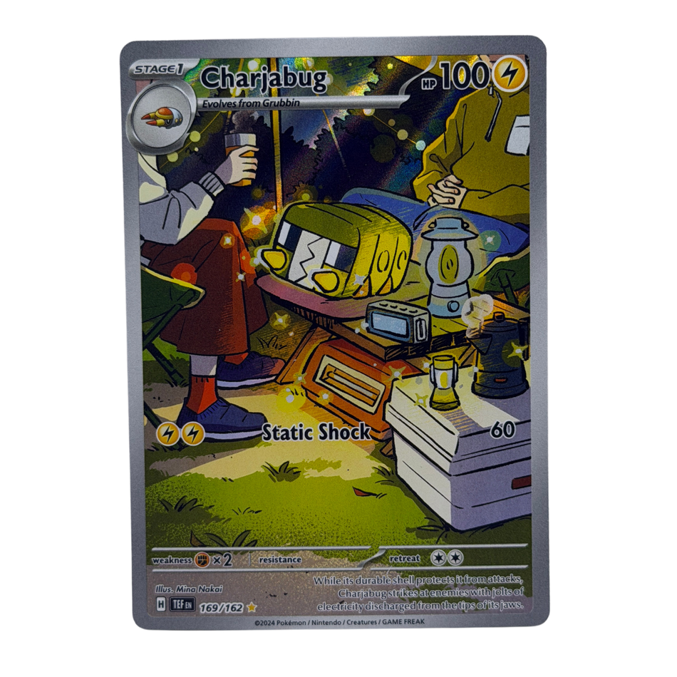 Pokemon TCG: Charjabug 169/162 Sv05: Temporal Forces Holo NM