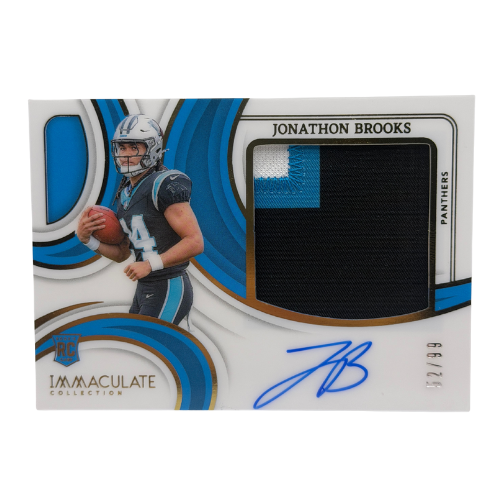 2024 Panini Immaculate Jonathan Brooks #NRPA-JBS RPA /99