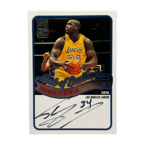 2003 Topps Mark of Excellence Shaquille O’Neal Auto NM