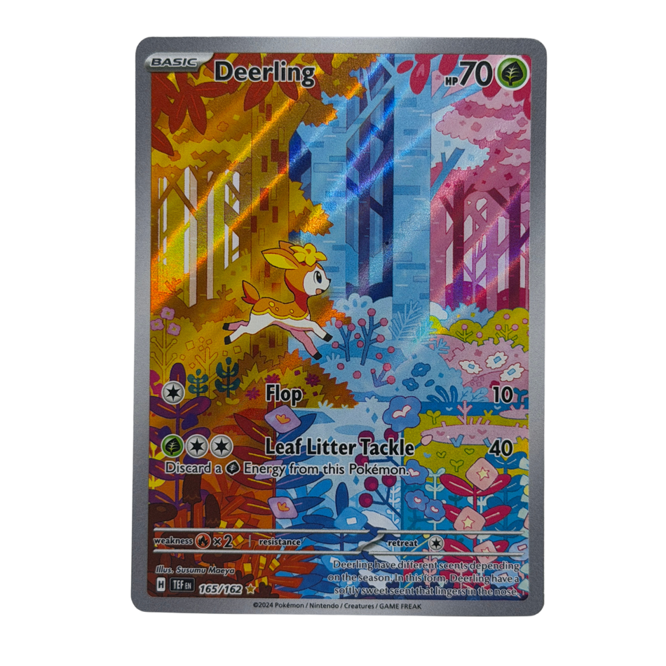 Pokemon TCG: Deerling 165/162 SV05: Temporal Forces Holo NM