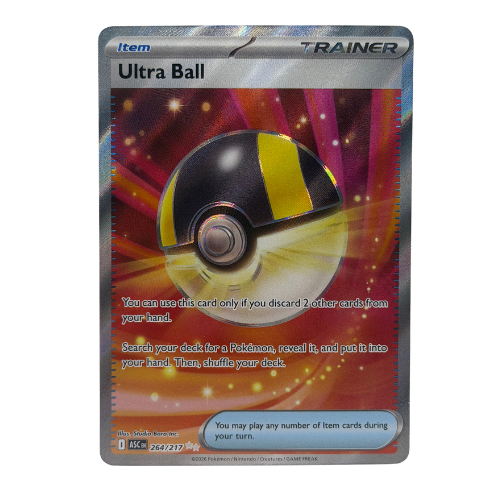 Pokemon TCG: Ultra Ball 264/217 Ascended Heroes Full Art Rare NM