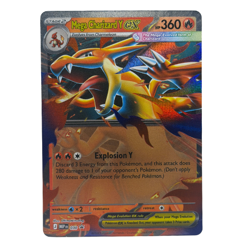 Pokemon TCG: Mega Charizard Y EX Mega Evolution Black Star Promo 030 NM