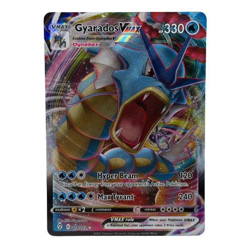 Pokemon TCG: Gyarados VMAX 029/203 Evolving Skies Sword Shield NM