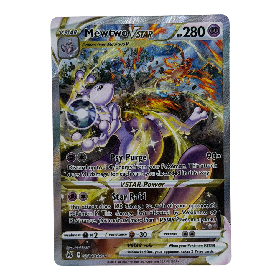 Pokemon TCG: SWSH Crown Zenith Mewtwo VSTAR Galarian Gallery #GG44/GG70 NM