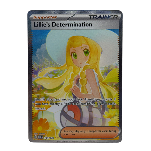 Pokemon TCG: Lillie's Determination 184/132 Mega Evolution SIR NM