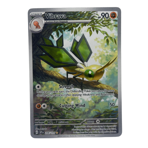 Pokemon TCG: Vibrava 206/191 Illustration Rare Holo Surging Sparks NM