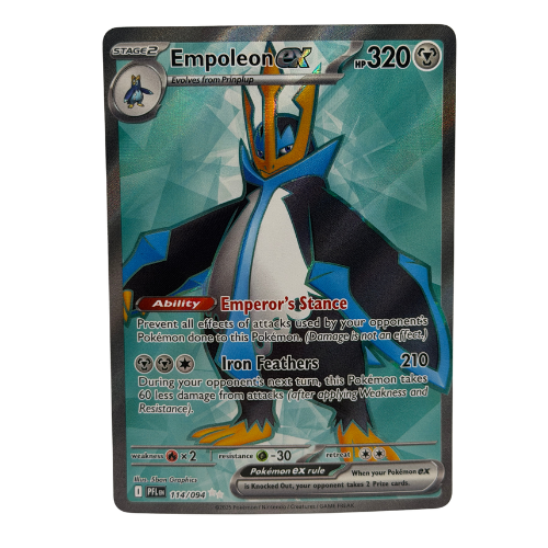 Pokemon TCG: Empoleon ex 114/094 Phantasmal Flames Ultra Rare NM