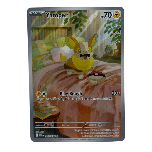 Pokemon TCG: Yamper 099/094 Me02: Phantasmal Flames Holo NM