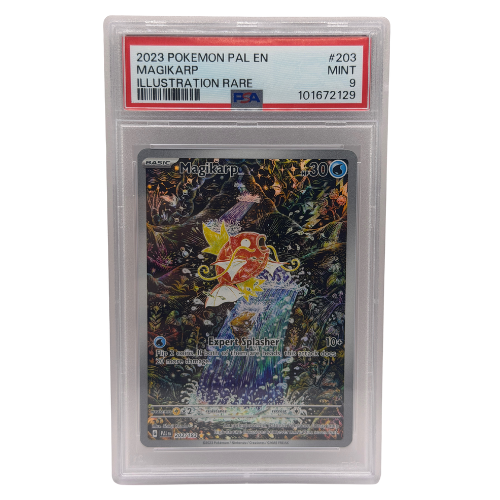 Pokémon TCG: Magikarp Paldea Evolved Illustration Rare Holo PSA 9 #203