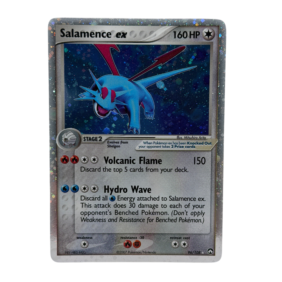Pokémon TCG: Salamence ex 96/108 Holofoil Power Keepers NM