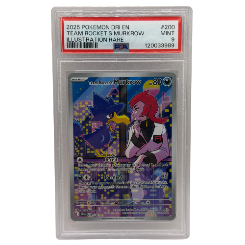 Pokemon TCG: Team Rocket’s Murkrow 200/182 Destined Rivals PSA 9