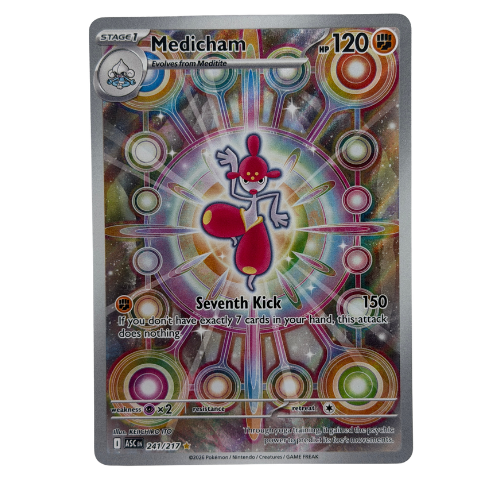 Pokemon TCG: Medicham 241/217 Illustration Rare Ascended Heroes Holo NM