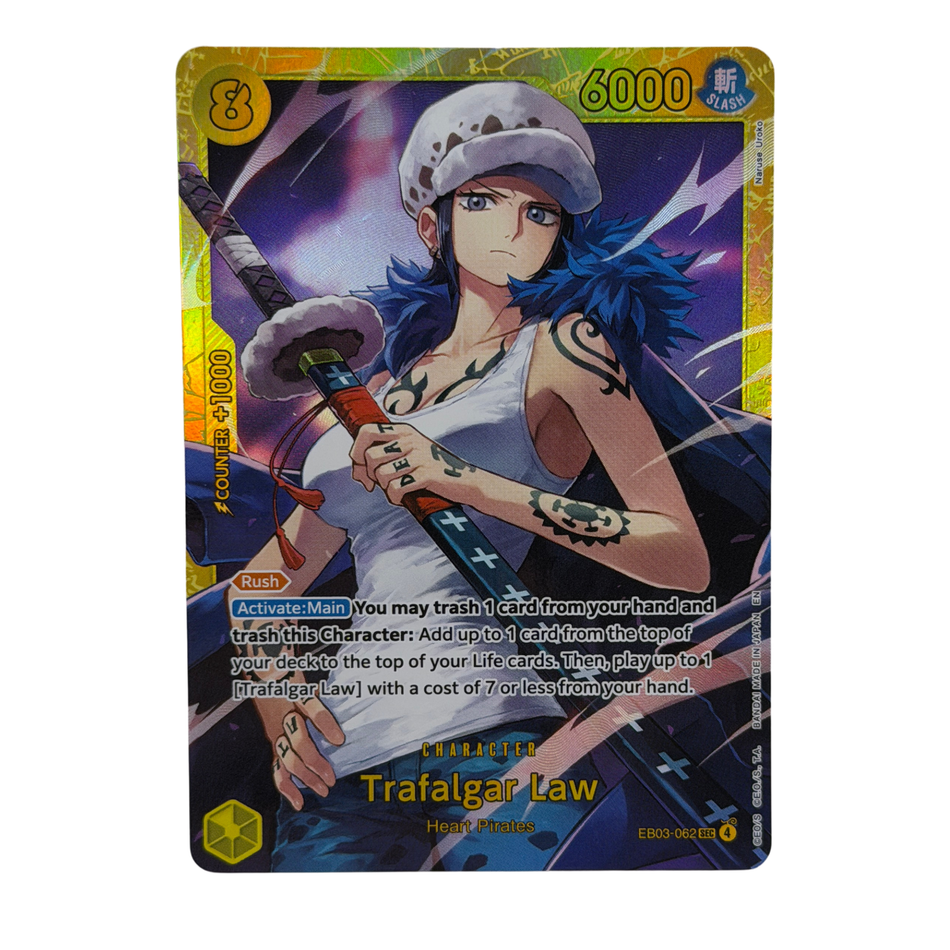 Bandai: One Piece Trafalgar Law EB03-062 SEC English NM