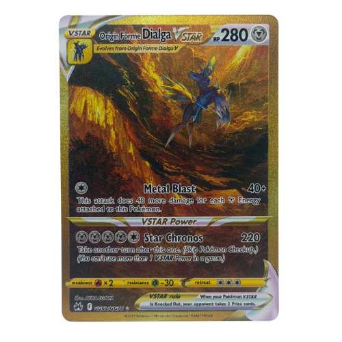 Pokemon TCG: Origin Forme Dialga VSTAR GG68/GG70 Galarian Gallery Holo NM