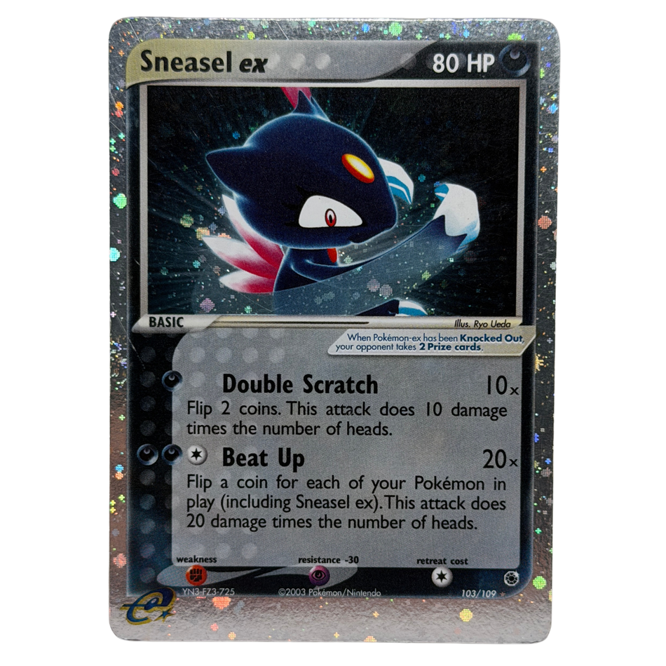Pokémon TCG: Sneasel 103/109 ex Holofoil Ruby & Sapphire MP