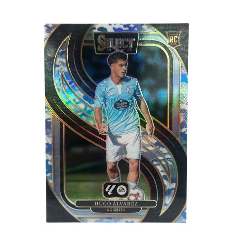 2024-25 Panini Select La Liga Celta RC Hugo Alvarez Mezzanine Winter Camo /30