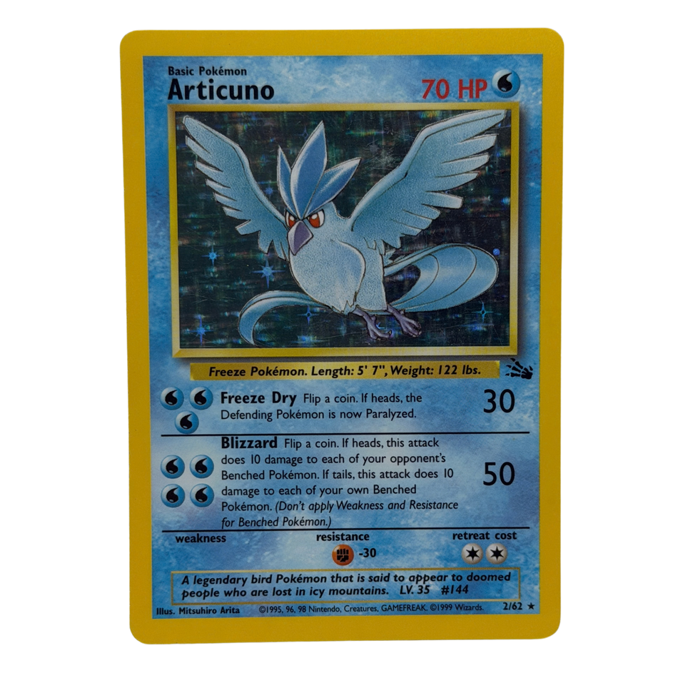 Pokémon TCG: Articuno 2/62 Fossil Holo NM