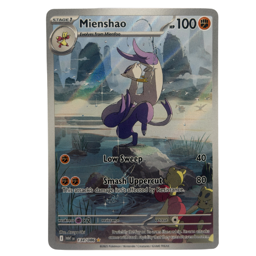 Pokémon TCG: Mienshao 134/086 Illustration Rare Holo NM