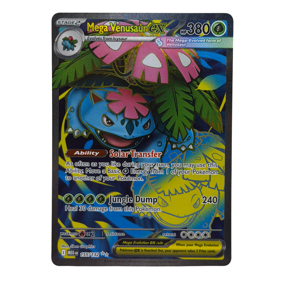 Pokemon TCG: Mega Venusaur EX 155/132 Mega Evolutions NM