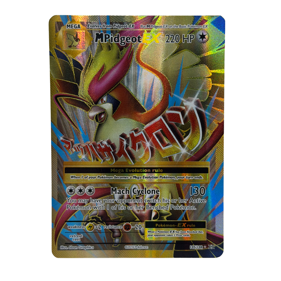 Pokemon TCG: M Pidgeot EX Ultra Rare Holo XY Evolution 105/108 NM