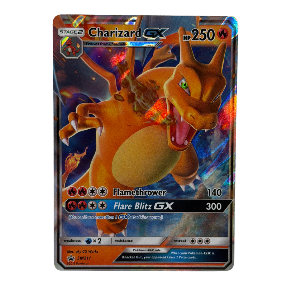 Pokemon TCG: Charizard GX SM211 Black Star Promo NM