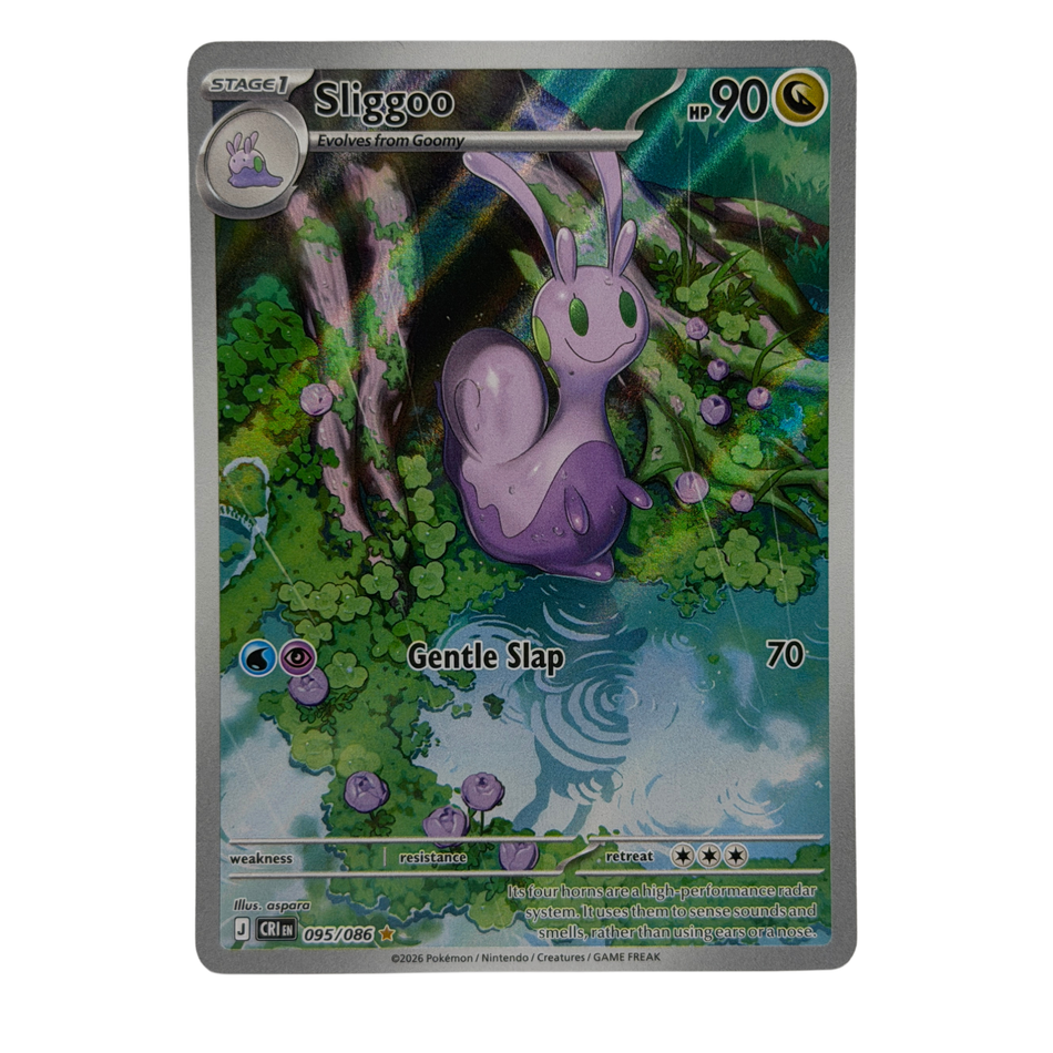 Pokemon TCG: Sliggoo 095/086 Holo Illustration Rare Chaos Rising NM