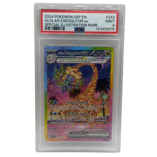 Pokemon TCG: Alolan Exeggutor ex 242/191 Surging Sparks SIR PSA 9