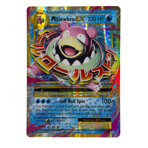 Pokémon TCG: M Slowbro EX Mega XY Evolutions Ultra Rare Holo 27/108 NM