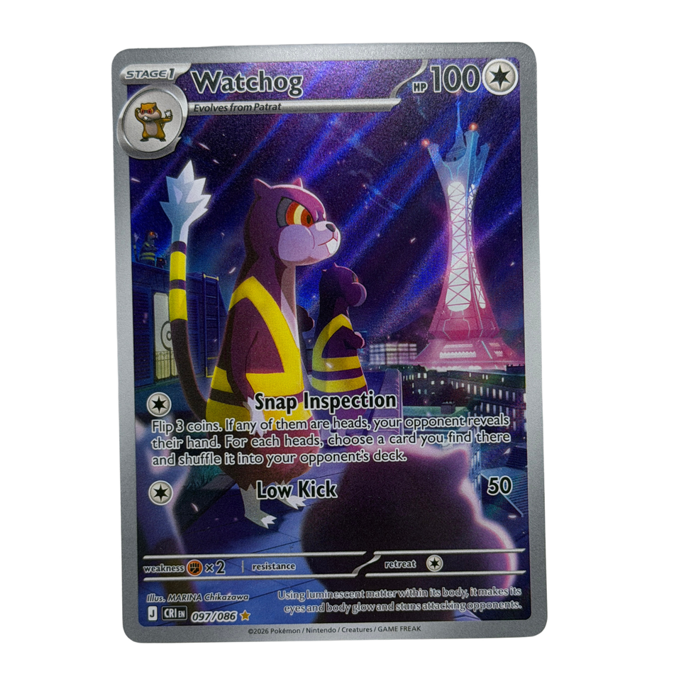 Pokemon TCG: Watchdog 097/086 ME04 Chaos Rising IR NM