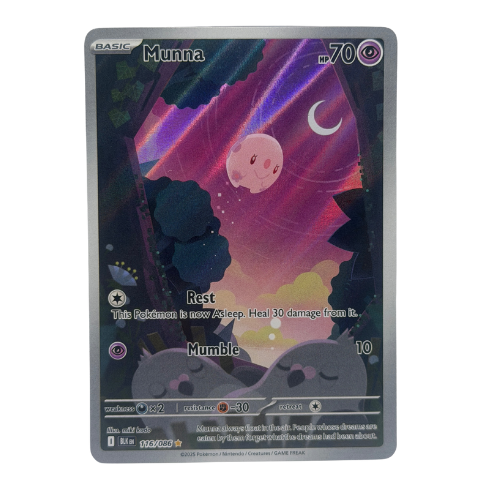 Pokémon TCG: Munna 116/086 Illustration Rare NM
