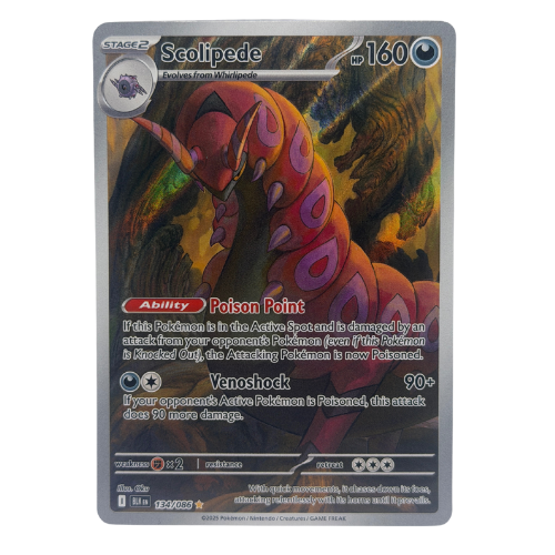 Pokémon TCG: Scolipede 134/086 Illustration Rare NM