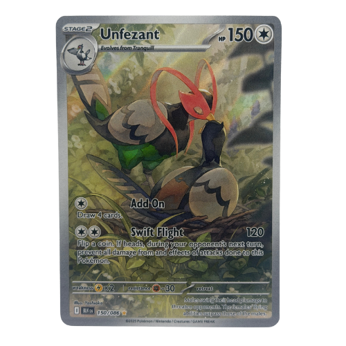 Pokémon TCG: Unfezant 150/086 Illustration Rare NM