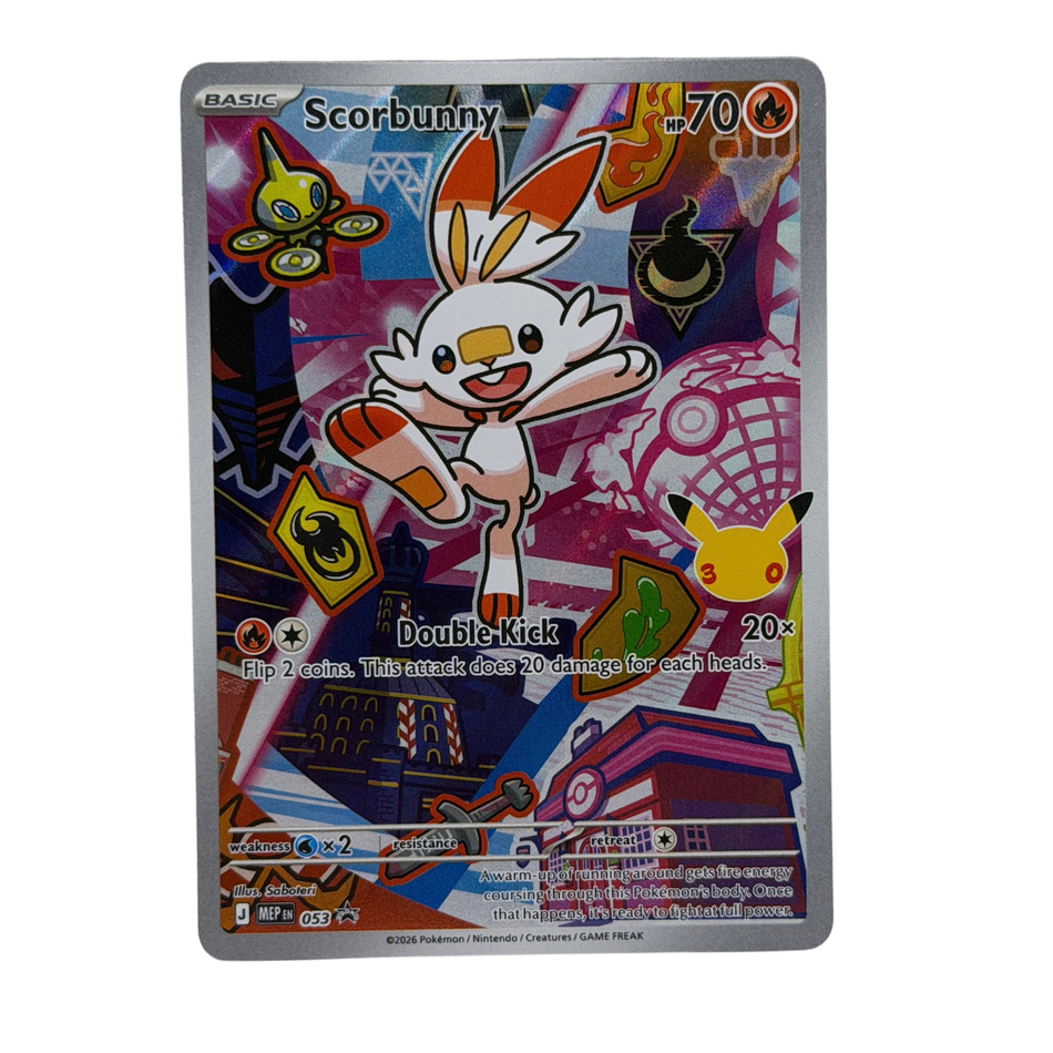 Pokemon TCG: Scorbunny 053 Promo ME: Mega Evolution Promo NM