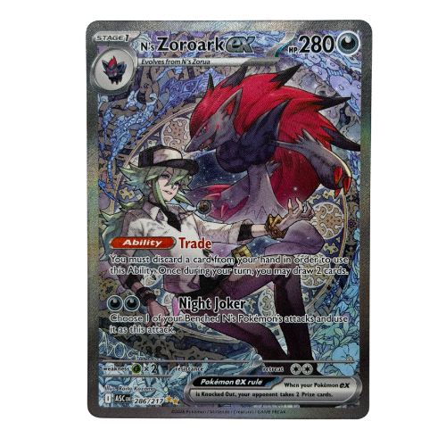 Pokemon TCG: N's Zoroark ex 286/217 Me: Ascended Heroes Holo NM