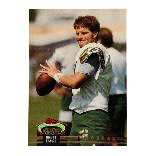 1992 Topps Stadium Club Brett Favre #683 Packers NM