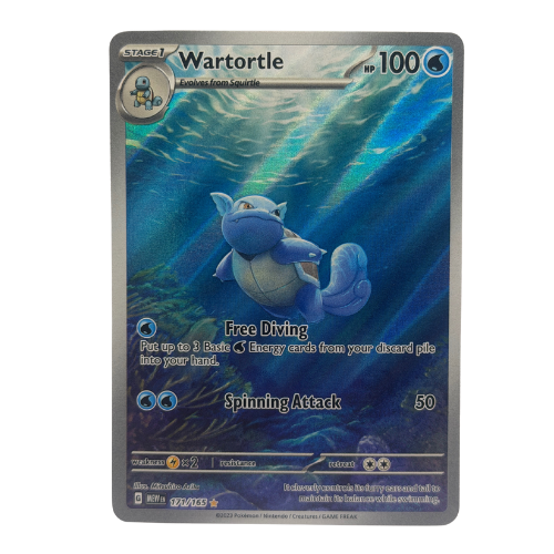 Pokémon TCG: Wartortle 171/165 Illustration Rare NM