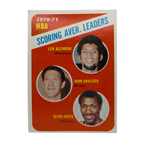 1971-72 Topps Basketball NBA Scoring Aver. Leaders NM