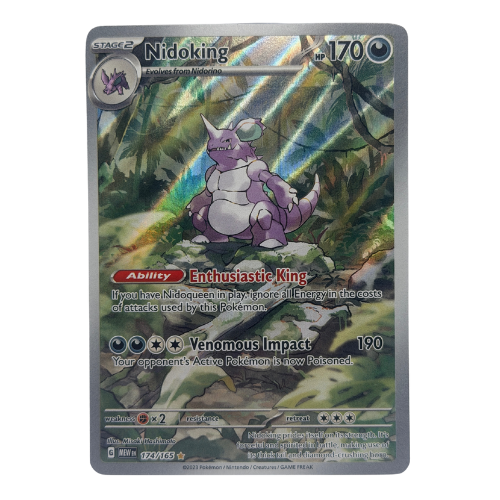 Pokémon TCG: Nidoking 174/165 Illustration Rare NM