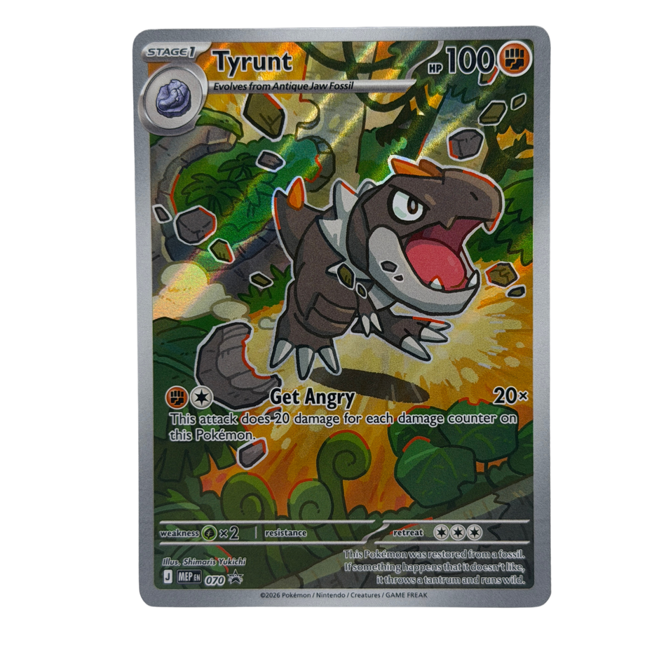 Pokémon TCG: Tyrunt MEP070 Black Star Promo ETB Perfect Order NM
