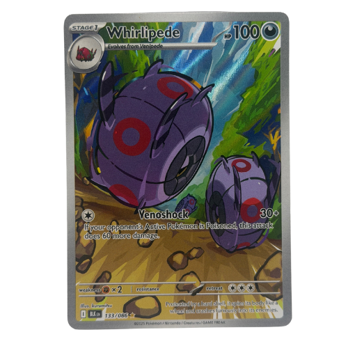 Pokémon TCG: Whirlipede 133/086 Illustration Rare NM
