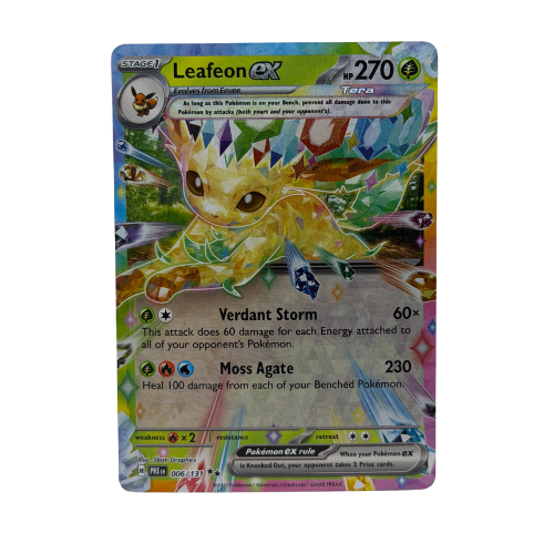 Pokemon TCG: Leafeon ex Holo Prismatic Evolutions 006/131 NM