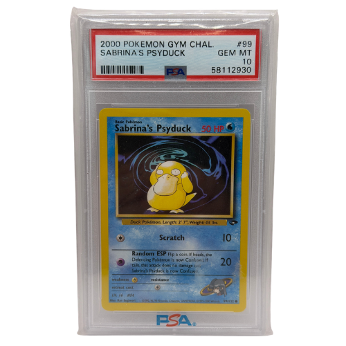 Pokemon TCG: Sabrina's Psyduck Gym Challenge 2000 99/132 PSA 10