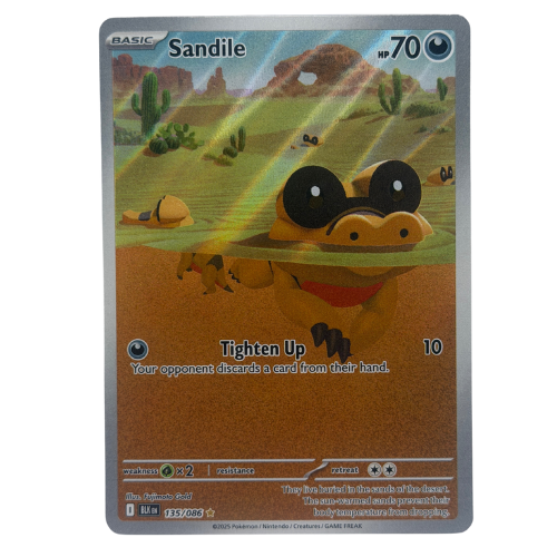 Pokémon TCG: Sandile 135/086 Illustration Rare NM