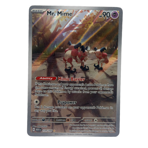 Pokemon TCG: Scarlet & Violet 151 Mr. Mime Illustration Rare 179/165 NM