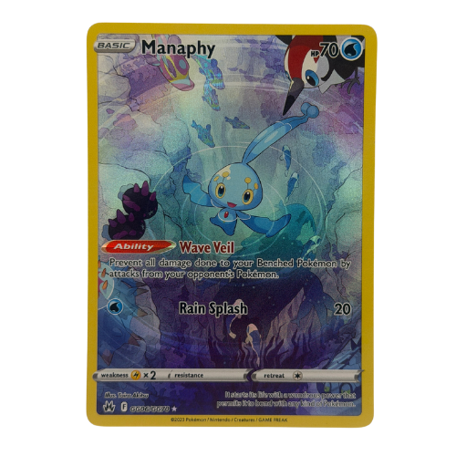 Pokémon TCG: Manaphy GG06/GG70 Holo NM