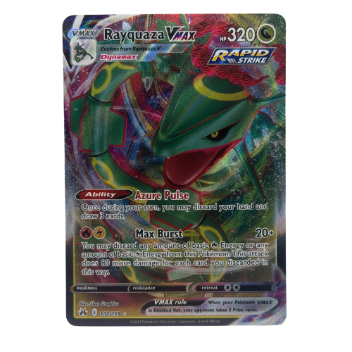 Pokémon TCG: Crown Zenith Rayquaza Vmax 102/159