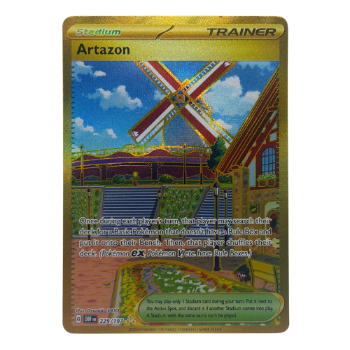 Pokemon TCG: Artazon SV03: Obsidian Flames #229/197 Secret Rare NM