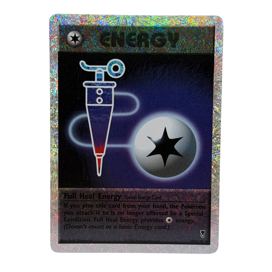 Pokémon TCG: Full Heal Energy Reverse Holo 100/110 Legendary Collection LP