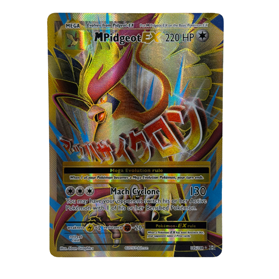 Pokémon TCG: M Pidgeot Ex 105/108 Holo LP