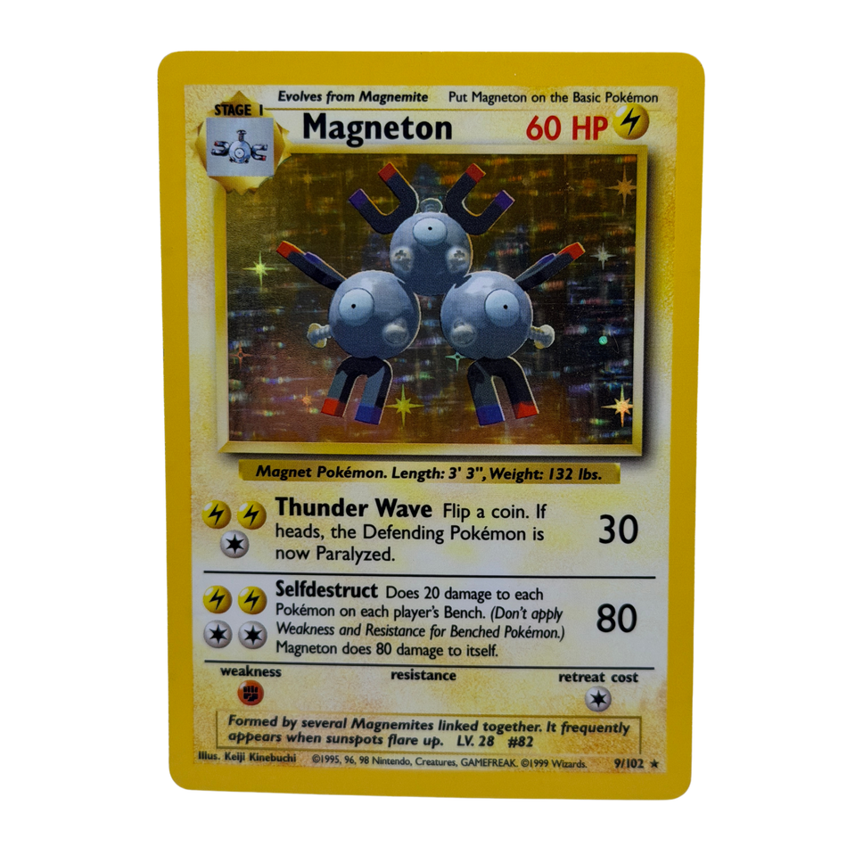 Pokémon TCG: Magneton 9/102 Base Set Holo NM